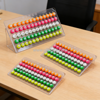 Balle de tennis de table imprimée avec des numéros de bille de bingo colorés, idéale pour le tirage aux numéros de la machine de bingo