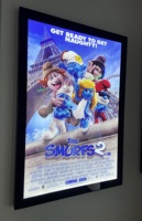Cadre d'affichage lumineux personnalisé pour publicité cinématographique 24x36, affichage mural, boîtes lumineuses magnétiques rétroéclairées par LED