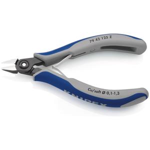 KNIPEX 79 42 125 Z Cortador diagonal de electrónica de precisión con empuñaduras multicomponentes bruñidas 125 mm - Product Image 2