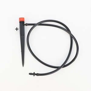 DaringFish Moderno Irrigatore a Micro-Spruzzo a Otto Fori a Cerchio Completo in Materiale PP da 13cm e 18cm per Installazione a Terra - Product Image 1