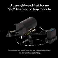 Cable de Fibra Óptica FPV en Oferta, Módulo de Datos de Imagen de Fibra Óptica, 10 km, Fibra Óptica G657A2, 15 km