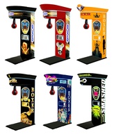 Machine d'arcade Black King Boxing Super Blaster, machines de frappe avec accepteur de billets, jeu de boxe et de kick à monnayeur