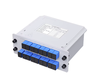 Boîtier de répartition optique en fibre SC/UPC 1x8 étanche, type cassette SC UPC LGX, boîtier FTTH