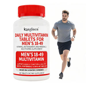 Tablet <span class=keywords><strong>Multivitamin</strong></span> harian kualitas tinggi OEM untuk pria 50 + <span class=keywords><strong>Multivitamin</strong></span> antioksidan mineral untuk dewasa pil dosis - Product Image 1