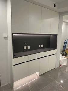 Mueble Zapatero Moderno para Sala de Estar, Tamaño Personalizado, Mueble de Madera Resistente con Materiales Ecológicos para Villa u Hotel - Product Image 6