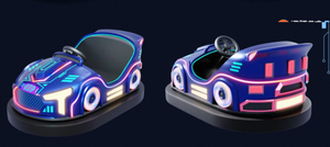 Voiture tamponneuse électrique à batterie en fibre de verre pour enfants, équipement de terrain de jeu intérieur et extérieur pour centre commercial - Product Image 3