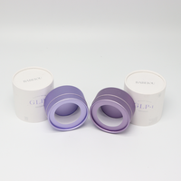Flacon de parfum en verre cylindrique de 15 ml/30 ml/50 ml/100 ml avec boîte en tube de papier