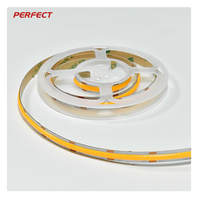 Perfect COB LED Strip 528LEDs/m 2700K-6000K CCT 14W/M IP20 UL CE Certified High CRI≥90 for Professional Lighting Cabinet Shelf