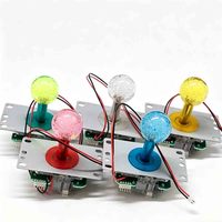Kit de pièces d'arcade pour machine d'arcade à 3 côtés comprenant une boîte de jeu Joystick à bouton-poussoir avec 4 jeux PCB en plastique garantie 1 an
