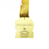 Médaille de sport en alliage de zinc pour marathon, trophée de jeu de vélo, vente en gros, offre spéciale usine