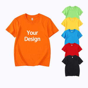 Wholesale Custom Blank Children T-Shirts Plain Printing <strong>Kids</strong> <strong>T-Shirt</strong> Cotton Oversize Girls Boys - Product Image 1