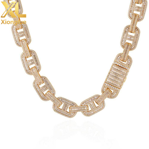 Hip Hop Women Engagement & Wedding Choker Silver Plated 5A Rectangle CZ <b>Iced</b> <b>Out</b> Bling Cuban Necklace - Product Image 4