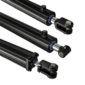 Cylindre hydraulique à double effet en acier inoxydable Blince Custom série TR, 3000 PSI, course de 2500 mm, pour grue et machine minière - Product Image 1