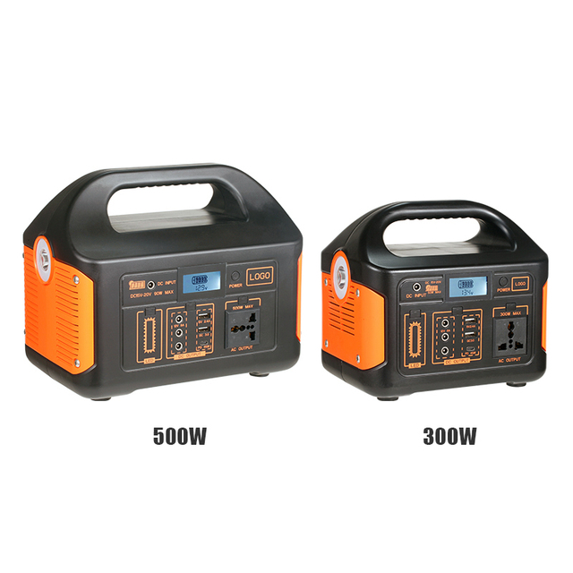 Portable Outdoor Power Supply Solar Generator Charging Portable Power Station Lifepo4 Lithium Battery 300W 500W for Live