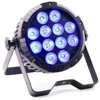 Étanche IP65 12x10W LED Par Can Stage Light RGBW 4-en-1 DMX512/Contrôle activé par le son Utilisation extérieure pour les mariages DJ Parties