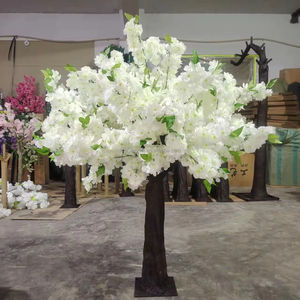 Grand arbre floral artificiel <span class=keywords><strong>de</strong></span> fleurs <span class=keywords><strong>de</strong></span> cerisier, décoration <span class=keywords><strong>de</strong></span> mariage d'hôtel, <span class=keywords><strong>pot</strong></span> <span class=keywords><strong>de</strong></span> feuilles <span class=keywords><strong>de</strong></span> <span class=keywords><strong>palmier</strong></span>, herbe rose, arbre à fleurs <span class=keywords><strong>pour</strong></span> ornement mural - Product Image 3