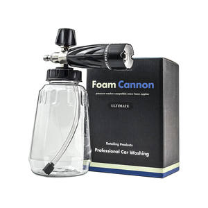 Pompe à eau pour lave-auto OnniLuLu, canon à <span class=keywords><strong>mousse</strong></span> réglable, lance à <span class=keywords><strong>mousse</strong></span> haute pression, lance à <span class=keywords><strong>mousse</strong></span> de neige, pulvérisateur à déclencheur de savon Karchere, pistolet à <span class=keywords><strong>mousse</strong></span> blanc - Product Image 1