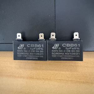 คาปาซิเตอร์เครื่องทำน้ำอุ่น Cbb61 1uf 500v ได้รับการรับรองมาตรฐาน Cqc สำหรับอะไหล่เครื่องทำน้ำอุ่นแก๊ส - Product Image 1