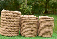 100MRoll usine 100% fil naturel ficelle torsadée 100m boule cordon de Manille chanvre sisal fil jute corde torsadée ficelle extérieure maison