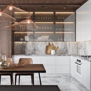 BFP One Stop Free Design Compleet Huis Aanpassing Fabrieksprijs Moderne Modulaire Keuken - Product Image 3