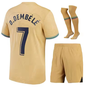 Maillot de football rétro vintage 100% polyester séchage rapide antibactérien personnalisable avec nom et numéros d'équipe pour homme – Collection été - Product Image 3