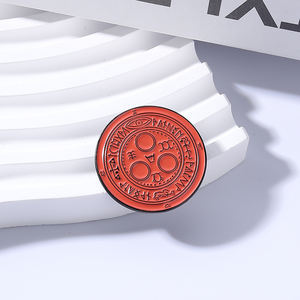 Écusson en émail Symbole Halo <span class=keywords><strong>du</strong></span> <span class=keywords><strong>Soleil</strong></span>, Emblème de l'Organisation Cultique The Order, Thème Jeu d'Horreur Gothique, Broche, Badge de Revers, Bijoux, Cadeaux - Product Image 2