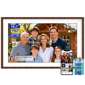 Cadre photo numérique WiFi Uhale 10,1 pouces avec écran tactile, résolution 1080P IPS, partage <span class=keywords><strong>cloud</strong></span> via application gratuite, idéal pour un cadeau familial - Product Image 4
