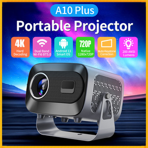 HiCyber A10PLUS Android 13 LED <b>Projector</b> with Gimbal Portable WiFi <b>USB</b> 720P HD Built-in Battery (Over 5 Hours) - Product Image 5