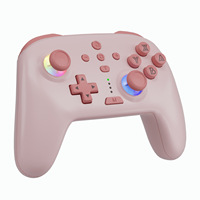 Mando para NS Switch PC Ordenador con Luz RGB Variable/Programación de Macros/Transmisión Continua Automática/Vibración Multinivel