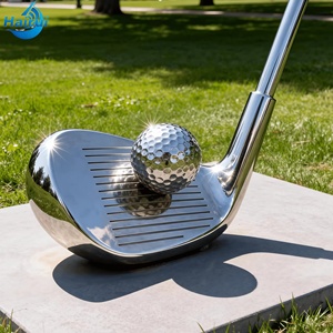Grandes Esculturas de Raquetas de Acero Inoxidable, Pelotas de Tenis y Golf, y Esculturas para Decoración de Parques, Material de Acero Inoxidable Hairui434 - Product Image 2