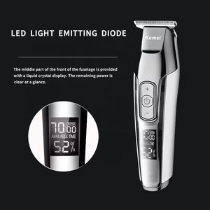 <span class=keywords><strong>Tondeuse</strong></span> à cheveux électrique rechargeable sans fil <span class=keywords><strong>Kemei</strong></span> Km-<span class=keywords><strong>5027</strong></span> 1200mAh pour salon, <span class=keywords><strong>tondeuse</strong></span> à barbe réglable avec moteur à vitesse variable - Product Image 4