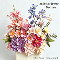 Rangos de Flores Artificiales de Colores Surtidos al por Mayor para Decoración de Pasillos de Boda, Escenarios de Compromiso, Mesas de Banquete y Simulación Floral de Suelo