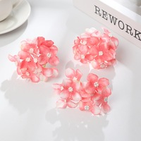 Fleurs artificielles d'hortensia pour cheveux, fournitures de bricolage, accessoires simples pour cheveux Hanfu, couronnes de fleurs, décoration murale florale