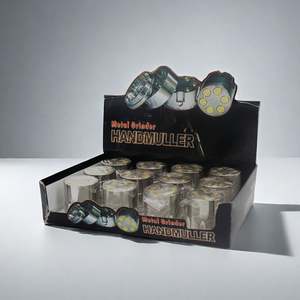 Broyeur à herbes en métal de gros, 42 mm, 3 pièces, broyeur à tabac, broyeur à herbes en zinc en forme de balle - Product Image 6