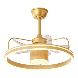 พัดลมเพดาน LED สร้างสรรค์แบบทันสมัยโคมไฟตกแต่ง ABS พร้อมรีโมทควบคุมสำหรับบ้านหรือวิลล่า - Product Image 3