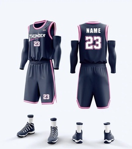 Tùy Chỉnh Chất Lượng Cao Bóng Rổ Mặc Thoáng Khí Bóng Rổ Đồng Phục Cho Bóng Rổ Jersey Có Thể Đảo Ngược Hoàng Gia Màu Xanh Hàng Đầu - Product Image 6