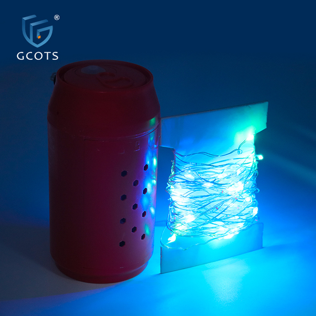 GCOTS LED Salt Water Lamp Brine Camping String of Lights Outdoor Portable Salt Water Light