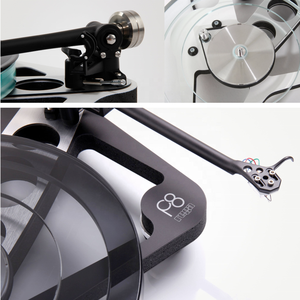 เครื่องเล่นไวนิล P8 Hi-Fi แบบแมนนวล8เครื่องเล่นแผ่นเสียงพร้อมตลับ Ania Pro MC เอาต์พุตเสียงและ RCA - Product Image 4
