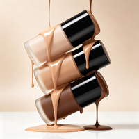 Fond de teint liquide mat vegan à couvrance totale, couleurs personnalisées, prix d'usine, résistant à l'eau, pour tous les tons de peau