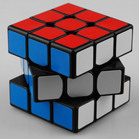 Porte-clés mini cube 3CM, cadeau promotionnel, cube magique en plastique ABS, jouet éducatif STEM 3x3