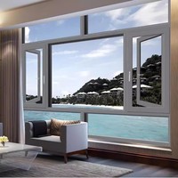 Fenêtres et portes modernes en profilé UPVC, double vitrage, vinyle coulissant, ouverture horizontale, persiennes, Bahamas Wind Kitchen