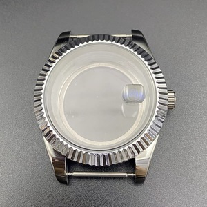 Pièces de rechange pour montre, lunette cannelée de 41 mm, boîtier de montre 8285, verre saphir, compatible avec le mouvement 8285 - Product Image 5