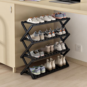 Zapatero Plegable de Varias Capas, Color Blanco Marfil, Independiente, Solución de Almacenamiento que Ahorra Espacio para Uso en la Entrada del Hogar - Product Image 2