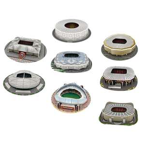 Wold Cup-rompecabezas de papel personalizado 3D de Catar, juguete educativo artesanal, modelo de estadio de fútbol, <span class=keywords><strong>2022</strong></span> - Product Image 1