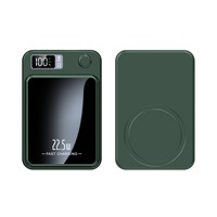 批发 5000mAh PD 20W 15W 无线充电器 ABS 锂聚合物电池 磁铁 防水 LED 显示屏 高容量 超薄