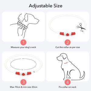 OEM collares de perro más brillantes USB recargable impermeable iluminar <span class=keywords><strong>collar</strong></span> de perro para caminar de noche - Product Image 6