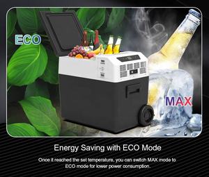 Antuncle alta calidad gran oferta 12V congelador nueva operación Simple refrigeración <span class=keywords><strong>pequeña</strong></span> <span class=keywords><strong>nevera</strong></span> portátil para coche con ruedas y Asa - Product Image 6