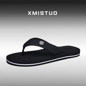 Tongs d'été de grande taille antidérapantes pour hommes, chaussures de plage à semelle épaisse et à bout ouvert, nouvelle collection 2025 - Product Image 5