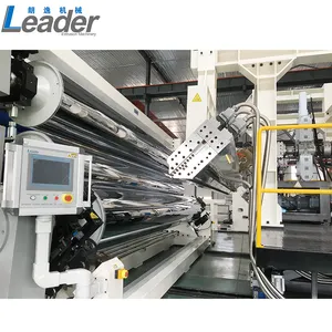 Ligne de production d'extrudeuse de machine en plastique de géomembrane de revêtement d'étang feuille de HDPE faisant la machine