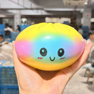 Giocattoli Squishy Super Mega Rainbow Dumpling Needo da 15cm, Giocattoli Antistress Glitterati a Forma di Panino per Alleviare lo Stress - Product Image 3